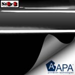 PELLICOLA WRAPPING APA®Cast Professionale NERO LUCIDO CW/997-HX 152CM x METRO LINEARE PERFORMANCE ULTRA  air free sistem